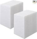 Hoolerry 40 Pcs White Scrub Pads Light Duty Scouring Non Woven Pad Non Scratch Abrasive Hand Multipurpose Scouring Sponge Multi Surface Scrubber Pads for Cleaning Polishing Home(4 x 6 Inch,White)