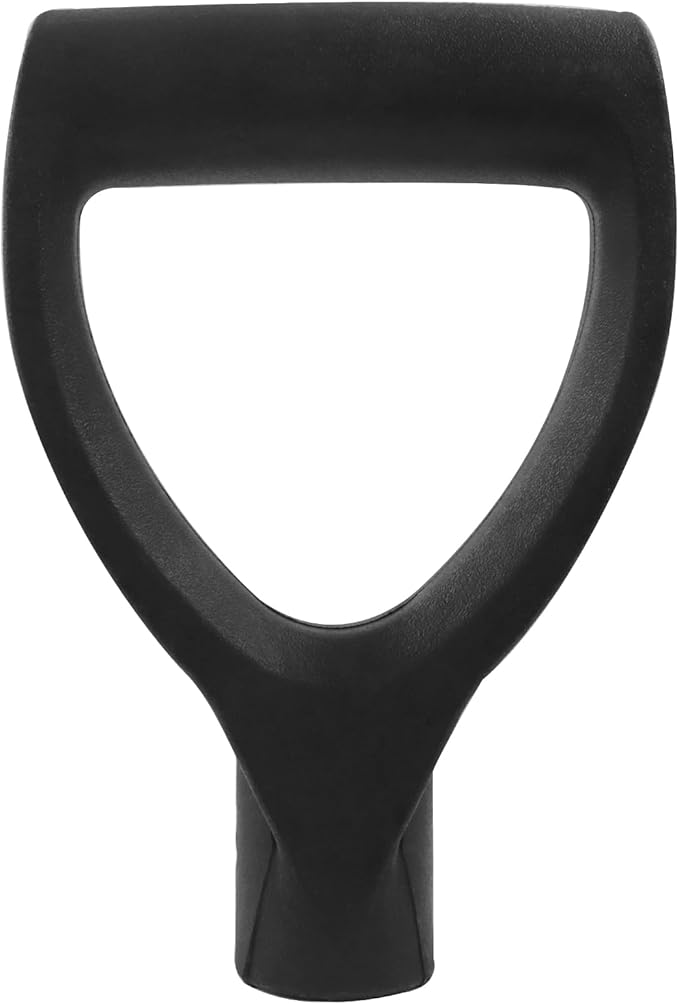 Shovel D Grip Handle, 32mm Inner Diameter Plastic Spade Handle for Digging Raking Tools(Black)