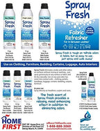 Spray Fresh Fabric Refresher - Deodorizer & Freshener for Clothing, Bedding, Luggage, Furniture & More - Eliminates Smoke Smell & Other Pesky Odors - Helps Prevent Fabric from Wrinkling (Baby Powder)