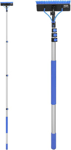 VEVOR Water Fed Pole Kit, 20FT Solar Panel Cleaning Pole with Extendable Handle, 180° Rotatable Brush Head & 65.6FT Hose, Household & Outdoor Window Cleaner Tool for Caravan Solar Panel Deck