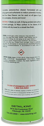 Detail King Streak Free Glass Cleaner (3 Pack)