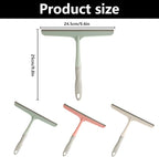 3 Pcs Shower Squeegee for Glass Doors, Car Window Squeegee, Streak-Free Mirror Cleaner Tool for Bathroom Kitchen Sink Countertop Tile Glass Shower Door Scraper Household Squeegees, with 3 Hooks