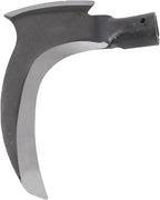 Grass Sickle, Manganese Steel Portable Held Sickle Tool Grass Lawn Gardening Farming Weed Remover Scythe Blade Cutter Grafting Knife for Outdoor Gardening, Clearing Vines (Single Cutter Head)