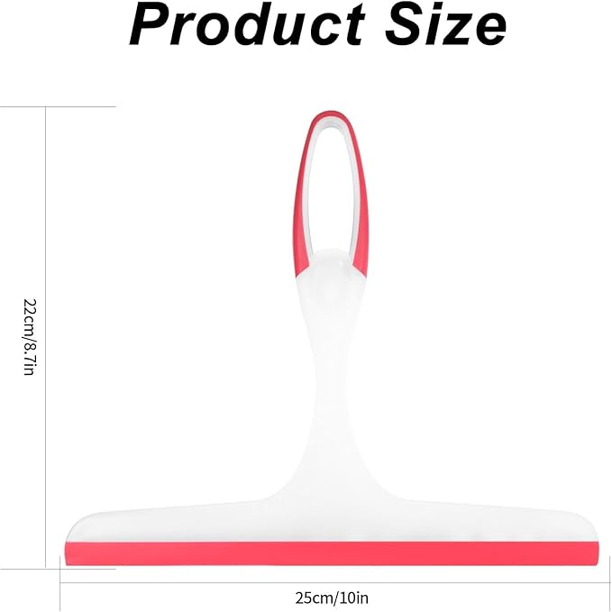 18pcs Bathroom Squeegee Shower Squeegee for Glass Doors, for Shower Glass Cleaner Squeegee, Window Cleaning Shower Door with 10 Hooks