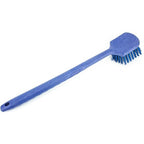 SPARTA 40501EC14 Large Plastic Scrub Brush, 20 Inches, Blue (Pack of 2) - Kitchen and Utility Cleaning With Long Handle