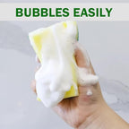 Kitchen Scrub Sponges 32 Count, Non-Scratch Scrub Dish Sponges for Cleaning, Effortlessly Clean Your Stovetop, Sinks, Stoves, Appliances