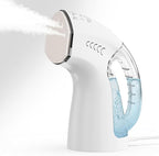 Steamer ＆ Iron 2 in 1 for Clothes, Ceramic Panel, Intelligent Chip Controls Soft Steam (Tilting Not Spray Water), 250ml Water Tank, 8.2FT Power Cord,1000W Portable Handheld Steam Iron (white)