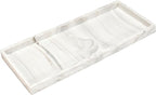 DNC Silicone Bathroom Vanity Tray for Counter, 11.8" Kitchen Sink Soap Tray for Dish Holder Dispenser Countertop Toilet Tank Decor Organizer