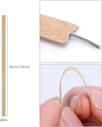 1000 Pcs Twist Ties, Kraft Paper Twist Ties Plant Ties Reusable Bread Ties for Party Cello Candy Coffee Treat Bags Cake Pops
