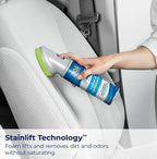 Woo-lite Carpet and Upholstery Foam Cleaner with Built-in Brush, Triple Action Stainlift Technology, Pet Odor Eliminator