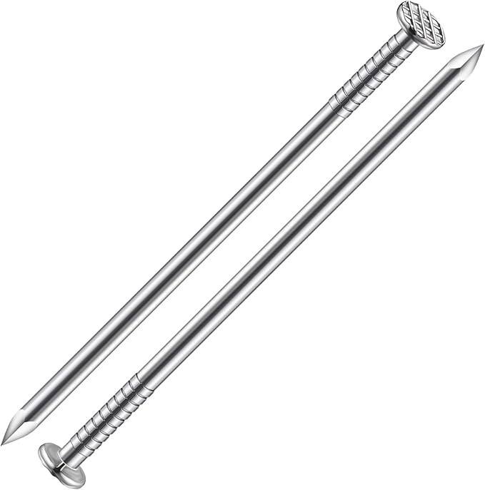 (19 pcs)4 inch Stainless Steel 304 Nails, Hanging Nails, Wall Nails, Dowels, Long Nails