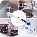 ITTAHO Floor Scrub Brush with Long Handle - 53" Deck & Grout Cleaner Brush Set for Tile, Marble, Stone, Bathroom, Patio, Garage, Deck & Floor Cleaning