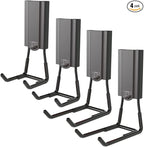 GATOR MAGNETICS MIDI 2.5 & 4" Open Hooks, 25 lb Heavy Duty Magnetic Hooks for Steel Surfaces, Patented Easy-Release, Non-Slip Grip – Storage & Organization, Garage, Shed, Home, Cleaning Tools -4 Pack