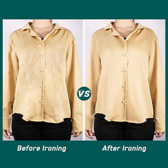 Portable Handheld Iron, Brynnl Mini Handheld Steamer Iron for Clothes, 180°Rotatable Travel Garment Steamer, Mini Ironing Machine Support Dry & Wet Ironing for Home,Travel,Gifts (white)