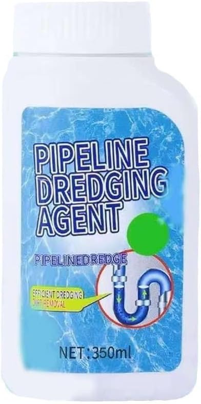 Pipe Drain Cleaner Powder Powerful, Pipeline Dredging Agent 350ml Pipe Clog Remover, Kitchen and Toilet Drain Cleaning Agent
