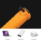 3 Pack Rechargeable LED Work Lights with Magnetic Base and 360° Rotation, 5 Modes for BBQ, Camping, Reading, and Car Repair