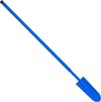 Heavy-Duty All-Steel Sharpshooter Shovel - Weighted Long Handle and Hardened/Heat-Sharpened Chromoly 15 Inch Head
