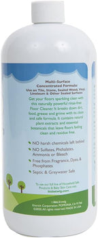 Little Twig Plant Based Concentrated Multi-Surface and Floor Cleaner with Eco-Friendly Ingredients & No Toxic Residue, Child & Pet Safe, Unscented, 32 Fluid Oz (LTWG-FCFF32-06) (Pack of 2)