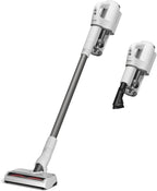 Miele Duoflex Extra Vacuum Cleaner, Cordless and Bagless Multi-Use, Multi-Floor Flexible Stick Vacuum with 2 Attachable Brushes, in Brilliant White / Space Grey