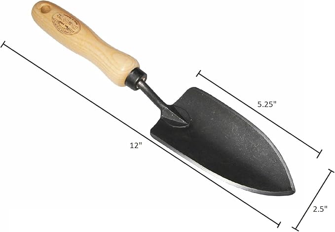 DeWit X-Treme Hand Trowel, Small, Garden Tool for Roots and Planting