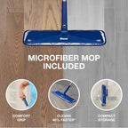 Bona Multi-Surface Floor Care Kit - Includes Microfiber Mop, Microfiber Cleaning Pad, Hardwood Floor Cleaning Solution, and Multi-Surface Floor Cleaning Solution - Kit for Hard Floors