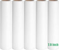 7.9 inch Lint Roller Refills Only, Extra Sticky Tape Roller Refills for Large Floor Lint Roller 7.9'' Width Sticky Roller Replacment Refill Pack of 5 Rolls, Total 300 Sheets (7.9'' Wide)