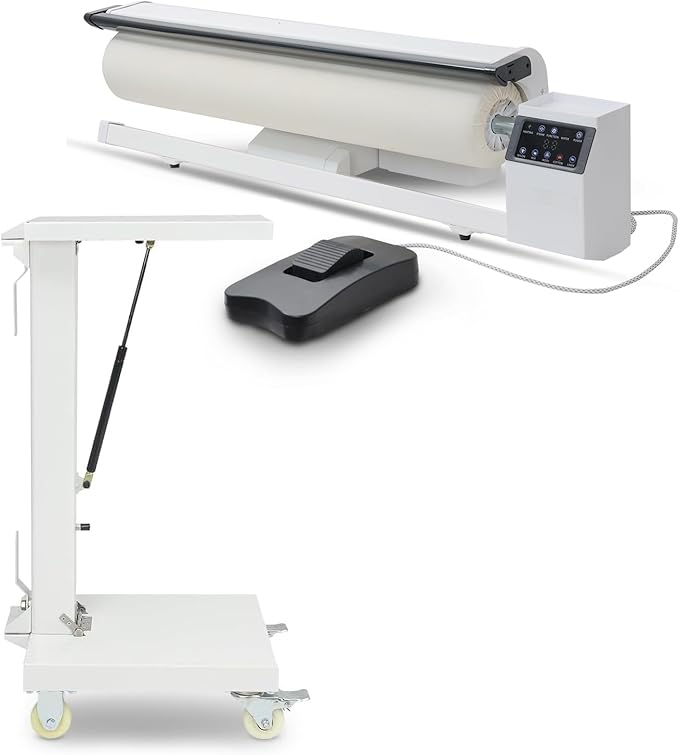 Rotary Roller Steam Press Iron, Hotel Linen Ironing Machine With Continuous Steam. For Bed Sheet,Pillowslip,Napkin,Tablecloth And Almost Any Flat Appropriately Sized Textile(with Stand)