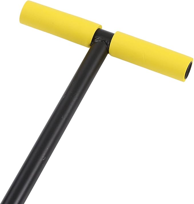 Manual Lawn Edger with Steel Blade T-Handle & Wide Pedal - Garden Path Edging & Trimming Tool for Sidewalks with Comfort Sponge Cover