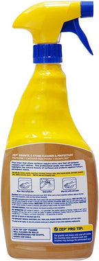 Zep Granite and Stone Cleaner and Protectant - 32 oz (Case of 4) ZUCSPP - Specialized Professional Grade Formula Cleans and Protects Stone