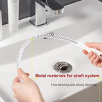 Pipe Dredging Brush Bathroom Hair Sewer Sink Cleaning Brush Drain Cleaner Clog Plug Hole Remover Sewer Pipeline Cleaning Tools