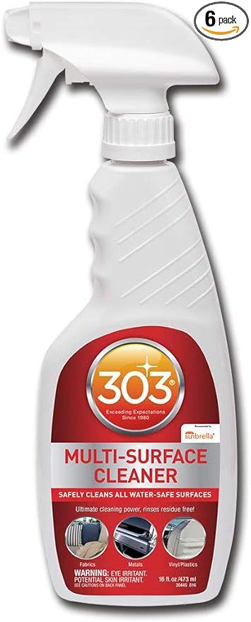 303 Products-30445 Multi Surface Cleaner Spray, All Purpose Cleaner for Home, Patio and Outdoor, 16 fl. oz., (Pack of 6)
