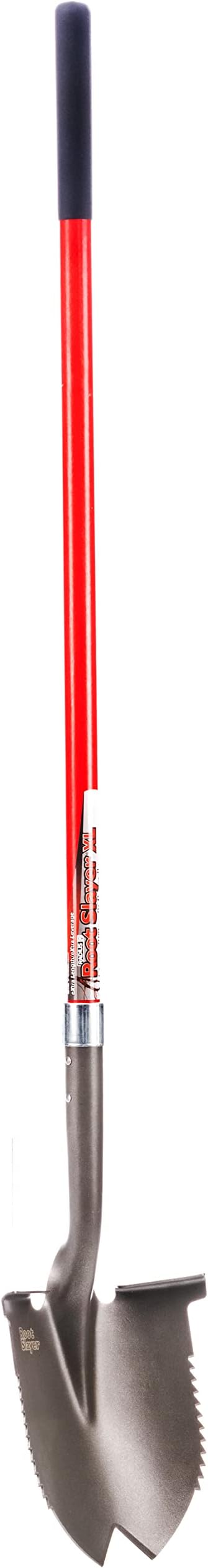 Radius Garden 23211 Root Slayer Round Head Shovel XL, Red