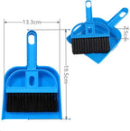 Small Broom and Dustpan Set Mini Dustpan and Brush Set Childrens Cleaning Set for Table Desktop Counter Drawer Keyboard Office Home Car Cleaning Small Animals
