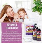 Nature’s MACE Bed Bug Killer 32 oz, Kill BedBugs Treatment, Mites, Eggs, Easy, Do-It-Yourself, Professional Bed Bug Spray, at-Home Solution, Mattress, Non-Toxic, Child & Pet Safe, Stain & Odor Free