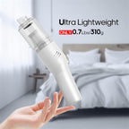 Auloea Wireless Mini Car Vacuum Cleaner(400g) Portable Rechargeable,Handheld Vacuums, Mini but Mighty Dust Busters Cordless Rechargeable,Hand Held Vac for Car/Desk V06/white