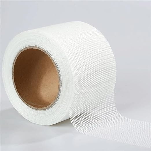 LLPT Drywall Repair Fiberglass Joint Tape 2” x 100 Ft Industrial Grade Extra Strength Fiber Mesh Heavy Duty Self Adhesive for Seam Patch Wall Crack Seam Repair Color White (DRF210)