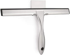 Hiware All-Purpose Shower Squeegee for Shower Doors, Bathroom, Window and Car Glass - Stainless Steel, 12 Inches