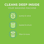 Zep All-Purpose Carpet Shampoo Concentrate Cleaner - 1 Gallon - ZUCEC128 & Affresh Washing Machine Cleaner, 6 Month Supply, Cleans Front Load and Top Load Washers