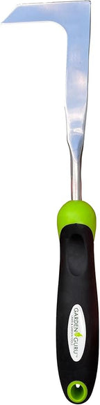 Garden Guru Patio Crack Weeder Tool with Ergonomic Handle – Stainless Steel Weed Puller for Patio Sidewalk Driveway Cracks | Rust Resistant (4 Pack)