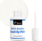 DWIL White Touch Up Paint - Multi Surface Touch Up Paint Pen, Scratch Repair for Wall, Door, Cabinets, Metal, Appliance, Wood, Furniture, 1.5 Fl Oz (Semi Gloss, Floral White)