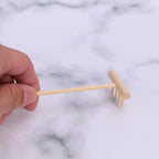 YARNOW 20 Pcs Bamboo Zen Garden Rakes Mini Tabletop Sandbox Tools for Home Decoration, 5.5 x 1.4 x 1.6 Inch