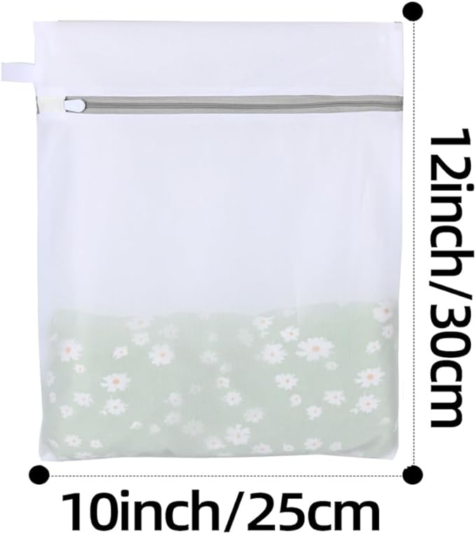 Mesh Laundry Bags, Mesh Wash Bags, Durable Mesh Structure with Strong Zipper, Suitable for Underwear, Delicate Clothes, Pants, Shoes, Socks Washing (Small Fine Mesh, XS 10 * 12in*4pcs)