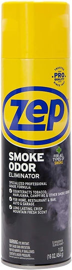 OBS - Zep Smoke Odor Eliminator Aerosol - 16 oz (Pack of 2) ZUSOE16 - Eliminate Cannabis (Marijuana) and Tobacco Odors