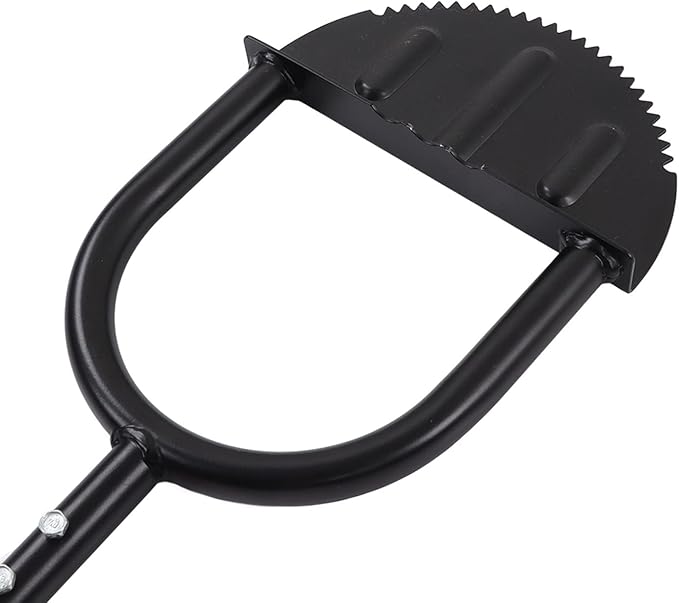 Manual Lawn Edger with Steel Blade T-Handle & Wide Pedal - Garden Path Edging & Trimming Tool for Sidewalks with Comfort Sponge Cover
