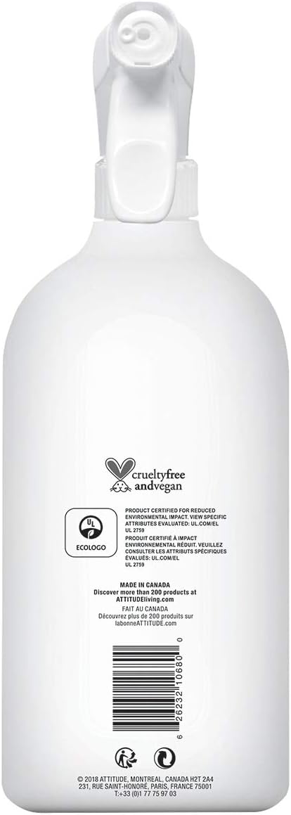 ATTITUDE Kitchen Cleaner, EWG Verified, Advanced Degreasing Power, Plant and Mineral-Based, Vegan, Citrus Zest, 27.1 Fl Oz (Pack of 2)