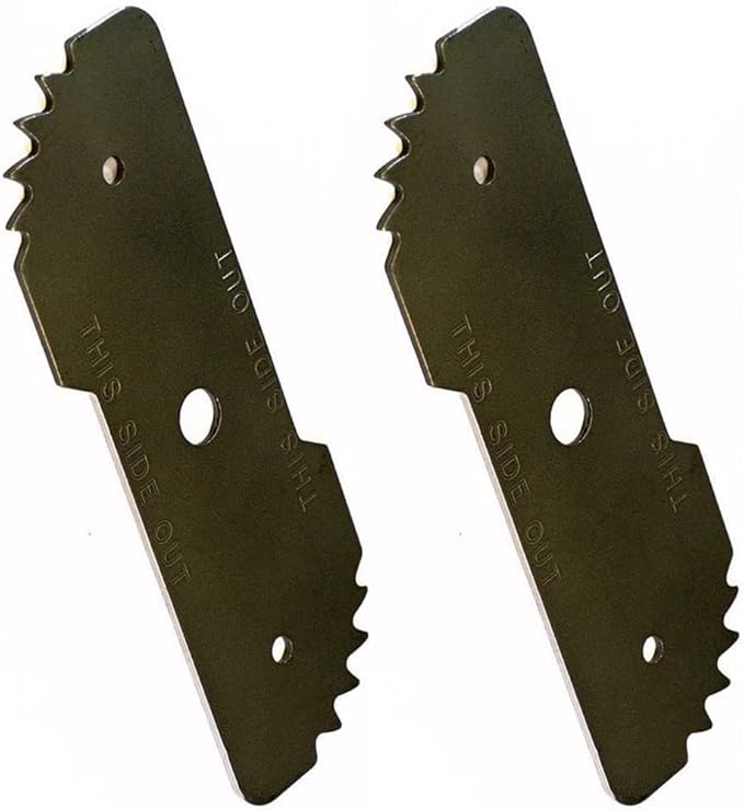 243801-00 2-Pack Edger Blades Replace for EB-007AL EB-007 243801-00 243801-02 40-519 243797-00 Fit for Black and Decker Craftsman LE750 Edge 2-in-1 Landscape Edger CMEED400