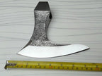 WHS201 Viking Axe Head, Custom Hand Forged Viking Axe Real Head, Tomahawk Viking Hatchet Beared Camping Axe Blade, 5160 HIGH Carbon Steel Blade, Viking Gift for Him - Christmas Gift (Ragnar)