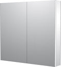 Sunrosa Medicine Cabinet with Mirror, 30" W x 31.5" H, 2 Symmetrical Doors, Wall-Mounted & Recessed Bathroom Medicine Cabinet with Tempered Glass Mirror