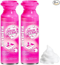 Foaming Drain Cleaner (2 Pack), Sink Clog Remover and Deodorizer for Bathroom & Kitchen, Pipe Deep Cleaning Foam for Bathtub, Shower, Washbasin, Dissolves Hair, Grease & Soap Scum to Fix Slow Drains