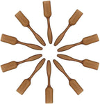 10Pcs Colorful Plastic Mini Gardening Shovel Spoons Soil Scoops, Succulent Sand Scoops/Cultivation Digging Transplanting Tools for Succulents Potted Flowers (Brown)